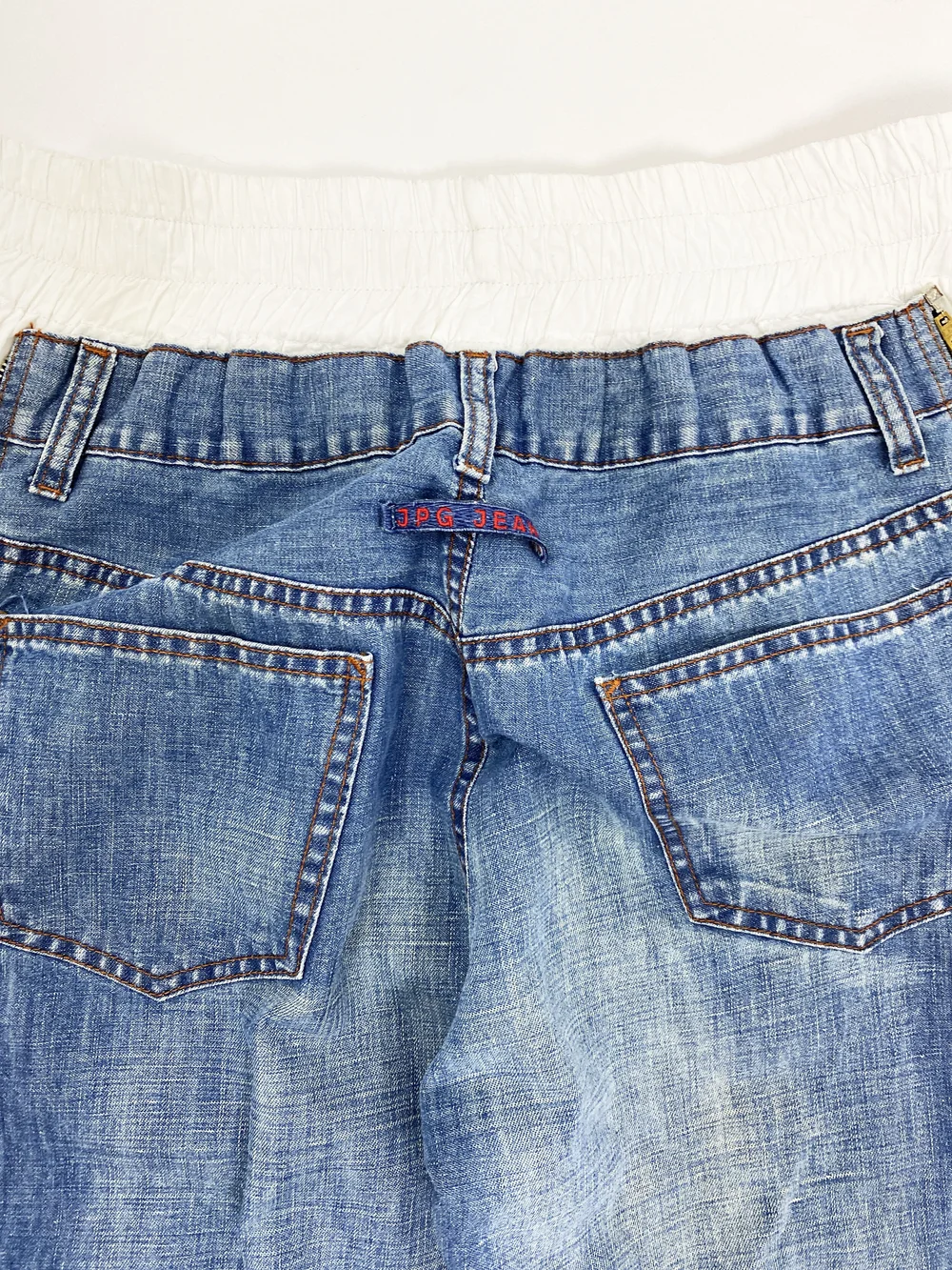 Jean Paul Gaultier S/S 1994 deconstructed denim pants — JAMES VELORIA